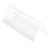 Deflecto 01899X Seminar Sign Holder Tent-shaped A4 Clear Ref 48601