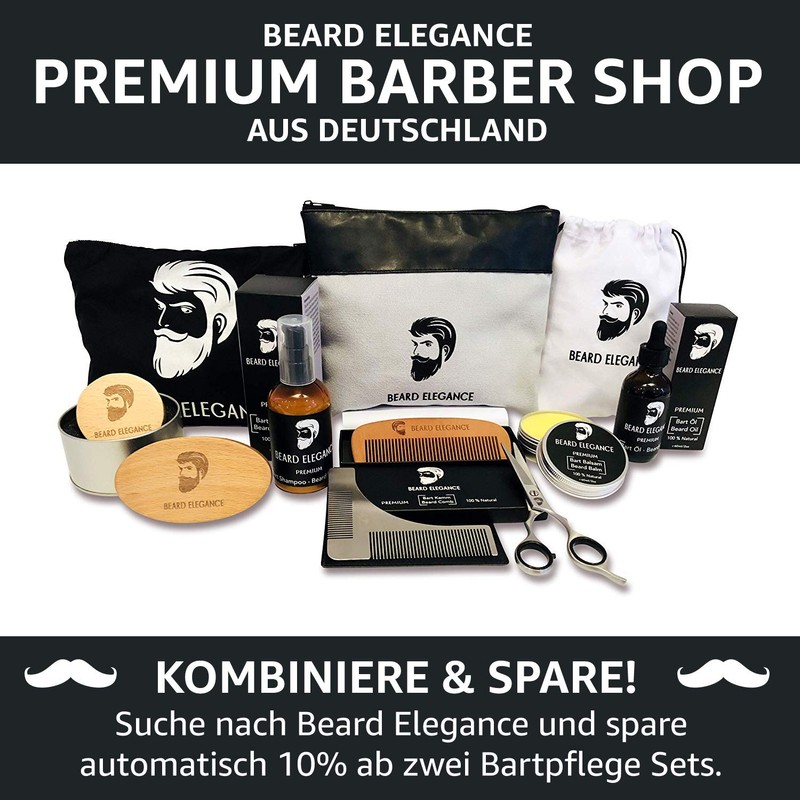 Beard Elegance Beard Care Set "Smooth-Style" Premium Beard Care Set