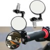 KEEPDSGN Universal Round Covex Mirrors For Cafe Racer Motorcycle Bar