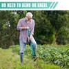 Breeze Touch 39" Weed Pulling Tool, 3-Claw Detachable Weed Puller