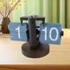 Flip Desk Clock Retro Single Sided Battery Powered Retro Vintage