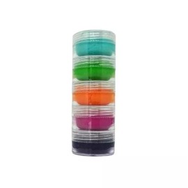 Colibrix 8 Torres Con Todos Los Tonos Y Glitter Base De Agua