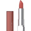 Maybelline Color Sensational Lipstick, Lip Makeup, Cream Finish, Hydrating Lipstick, Nude, Pink, Red, Plum Lip Color, Almond Hustle, 0.15 oz; (Packaging May Vary)