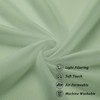 Chyhomenyc Sheer Window Valance Curtains, 42x14 Inches 2PCS, Light Filtering