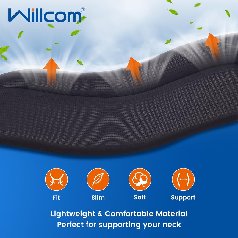 Willcom Neck Brace -Foam Cervical Collar - Soft Neck Support