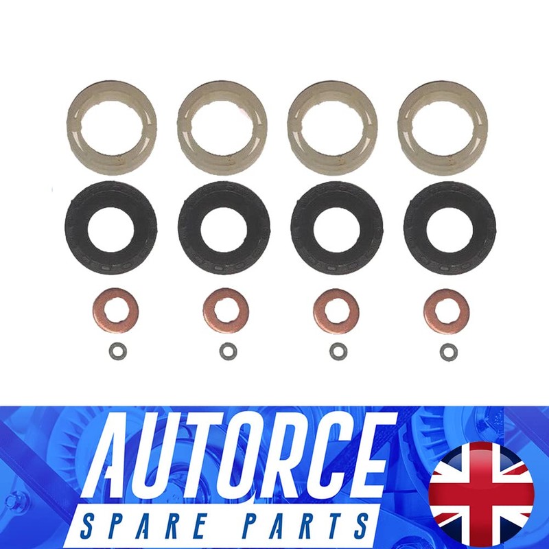 Injector Stud Nut Seal Washer Oring Kit For FORD Fiesta