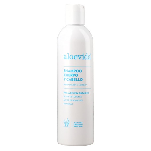 Aloevida Shampoo Cuerpo y Cabello 70% Aloe vera 280 ml