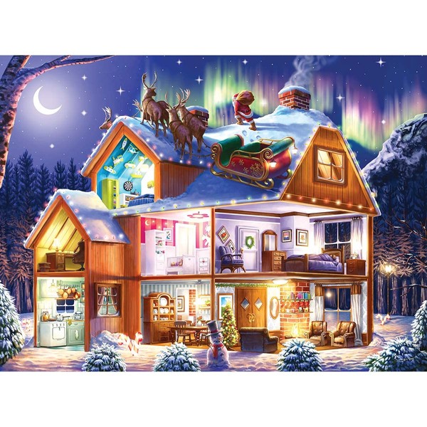 Lafayette Puzzle Factory Santa on The Roof Jigsaw Puzzle