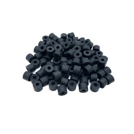 Gun Guy Gear - Holster Spacers - Kydex Chicago Screws 1/2 Inch OD x 3/16 Inch ID (100 Qty) Rubber Washers Flat Washers Rubber Spacer (3/8 (0.375) Inch)