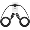 Twin Extension Cord Power Strip 13Ft, Double Extension Cord Splitter