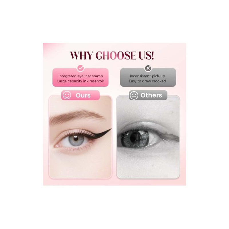 Foldable Eyeliner Stamp - Gel Delineador de Ojos Impermeable con