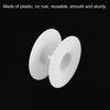 PATIKIL 20pcs 69mm Floss Bobbin Plastic Empty Spool Wire Woven