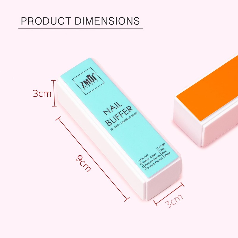 ZMOI Pro Nail Buffer – Lujoso brillo coreano bloque de
