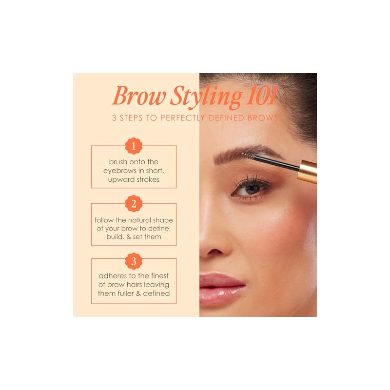 Grande Cosmetics GrandeBROW-FIL Volumizing Brow Gel, Medium, 0.14 fl. oz.