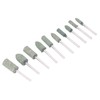 100Pcs Rubber Grinding Head Polishing Bit Various Sizes Accessory Set
