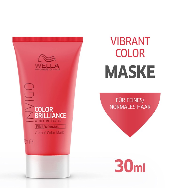 Wella Professionals Invigo Color Brilliance Vibrant Color Mask Fine/Normal, 30