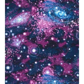 Spoonflower Novelty Cotton Fabric Galaxy Purple Glitter by the yard FREE SHIPPING