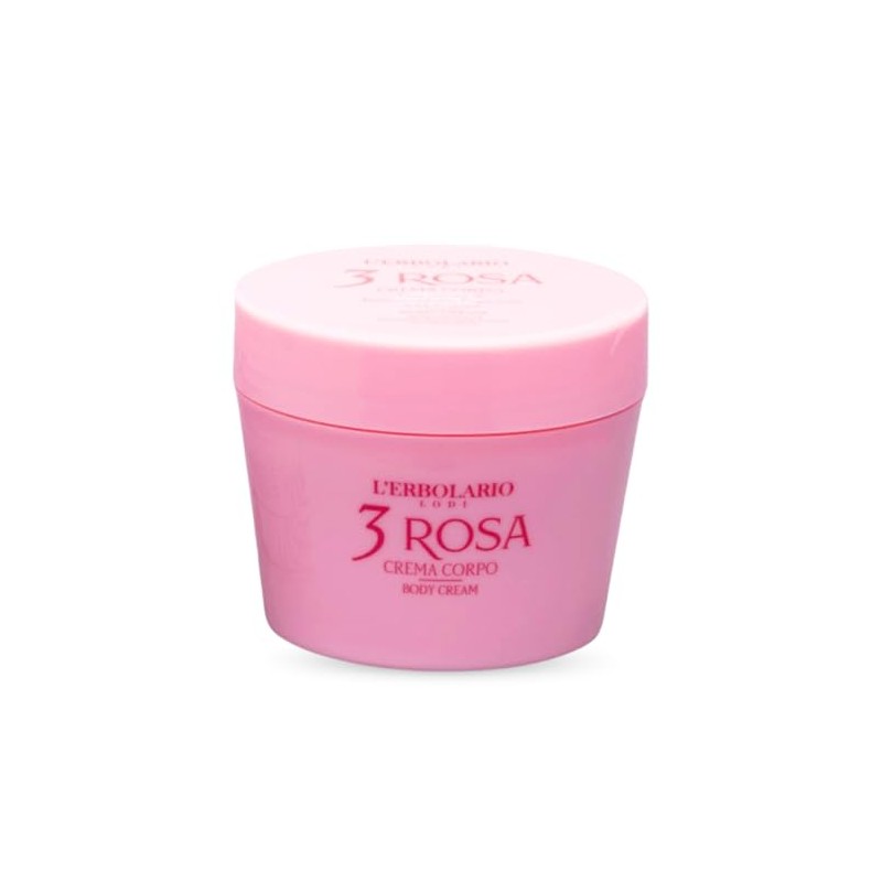 3 Rosa (Three Pinks) Perfumed Body Cream by L'Erbolario Lodi