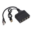 Gigabit Ethernet Splitter 1 in 4 Out 1000Mbps RJ45 Cable