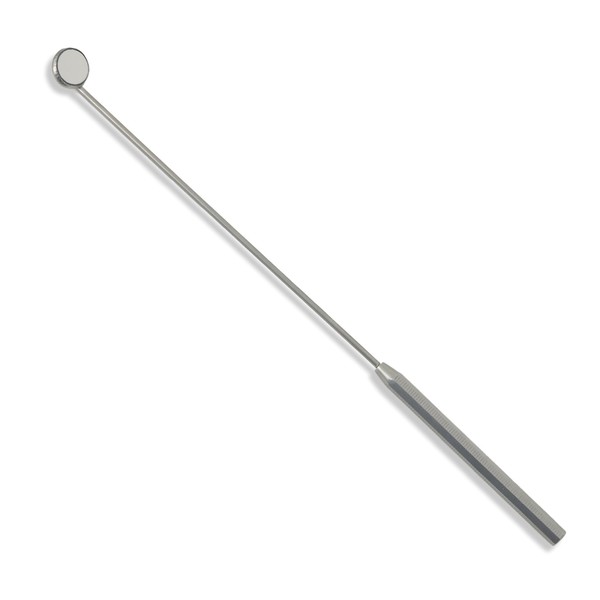 Laryngeal Oral Mirror No. 1 with Handle, 12MM Dia. Small