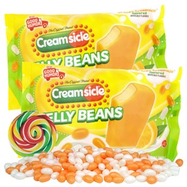 NEW Orange Creamsicle Jelly Beans, Easter Egg Filler Bite Size Candies, Party Favor Treats, 12 Ounces (Pack of 2)