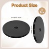 sourcing map 4Pack Acrylic Lazy Susan Turntable, 7" Spinner Lazy