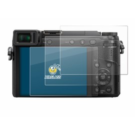 BROTECT Protective Glass for Panasonic Lumix DMC-GX80 (Pack of 3) Protective Film Tempered Glass [Extremely Scratch-Resistant 9H, Anti-Fingerprint, Ultra Transparent]