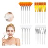 40pzs Para Facial Serum Acido Spa Brochas Mascalilla Blanco