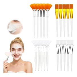 40pzs Para Facial Serum Acido Spa Brochas Mascalilla Blanco