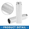A ABSOPRO Rear Foot Pegs Footrests Silver for BMX MTB
