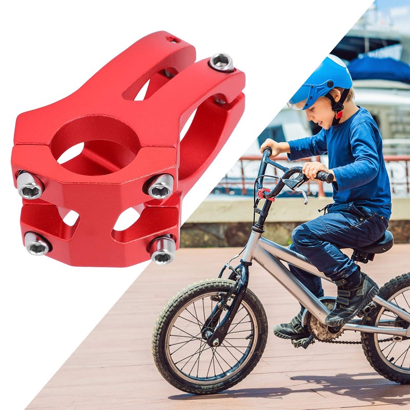 Bike Short Stem 25.4x35mm Aluminum Alloy Corrosion Resistant Bicycle Hollow