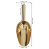 Ice Scoop, Stainless Steel Ice Bucket Scoop, U-shaped Ice Scoop,