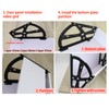 Shoes Cabinet Hinges, Double Layer Shoes Drawer Cabinet Hinges Turing