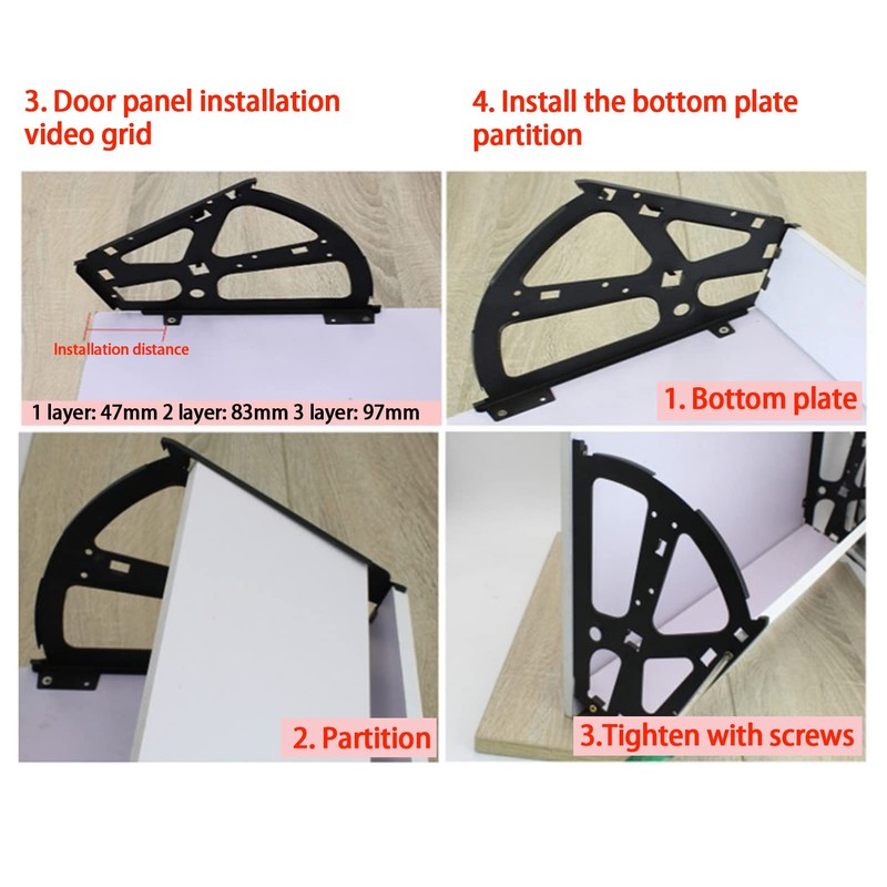 Shoes Cabinet Hinges, Double Layer Shoes Drawer Cabinet Hinges Turing