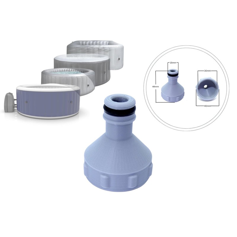 Drainage Adapter Compatible with Wave hottub ONLY (only 1 Connector)