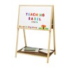 Flipside Products Magnetic Dry Erase Adjustable Teaching Easel, Attach Charts,