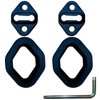 YESprime Sliding Door Striker, Noise Prevention, Quiet, Rubber Cover, Compatible
