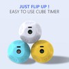 Cube Kitchen Timer – Rechargeable Digital Countdown Timer (15/20/30/45/60 Mins)