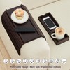 GEHE Detachable Couch Cup Holder, Anti Falling Sofa Arm Tray,