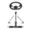 PRO PRO BAT 270mm/11.8'' Steering Wheel Steel Kit 320mm/12.6'' Gear