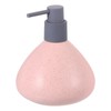 sourcing map Foaming Soap Dispenser 450ml/15oz Beige Ceramic Foaming Soap