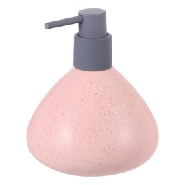 sourcing map Foaming Soap Dispenser 450ml/15oz Beige Ceramic Foaming Soap Pump for Bathroom