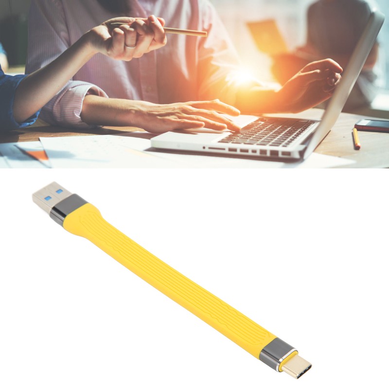 USB Male to Type C Male Cable 10Gbps 5A 13.8cm