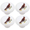 SET OF 4 CARDINAL BIRD DESIGN #1058 - Cardinals -