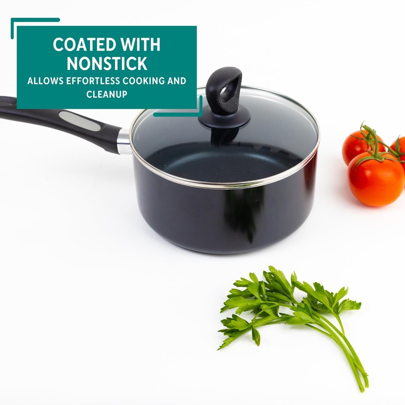 Mirro A79721 Get A Grip Aluminum Nonstick Sauce Pan with