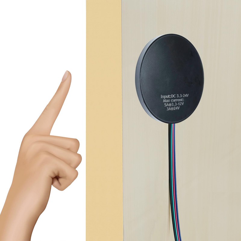 Concealed 12V LED Touch Dimmer Switch, DC 3.7-24V 72W Touch
