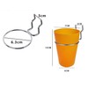 SKTMH Perforated Board Cups, Set of 6, Pegboard Hooks, Punching