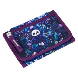Baagl Children's Neck Pouch - Wallet for Boys - Purse, Mini Purse, Change Coin Purse, Jungle Panda