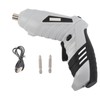 Electric Screwdriver Rechargeable Cordless with 2pcs Bit Tool Set Kit