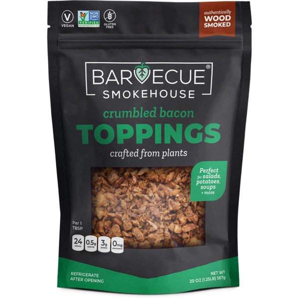 Barvecue Crumbled Bacon Toppings - Healthy, Vegan, Gluten-Free, Plant-Based Pantry